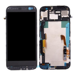 HTC One M8 - Ecran LCD + Sticlă Tactilă + Ramă (Gray) TFT