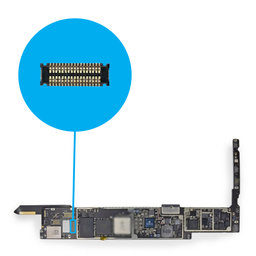 Apple iPad Air - Conector Plăcii de Bază și al Touchscreen