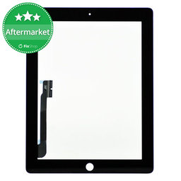 Apple iPad 3, iPad 4 - Sticlă Tactilă (Black)