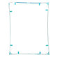 Apple iPad 2 - Ramă din Plastic sub Suprafata Tactilă (White)