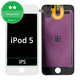 Ecran LCD pentru iPod Touch (5th Gen, 6th Gen, 7th Gen), White, Sticlă tactilă cu ramă