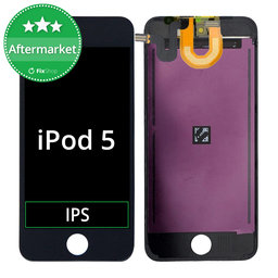 Apple iPod Touch (5th Gen, 6th Gen, 7th Gen) - Ecran LCD + Sticlă Tactilă + Ramă (Black) TFT