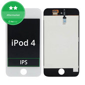 Apple iPod Touch (4th Gen) - Ecran LCD + Sticlă Tactilă + Ramă (White) TFT