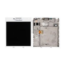 Blackberry Passport - Ecran LCD + Sticlă Tactilă + Ramă (White) TFT