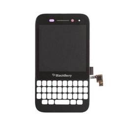 Blackberry Q5 - Ecran LCD + Sticlă Tactilă + Ramă (Black) TFT