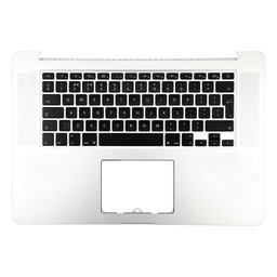 Apple MacBook Pro 15" A1398 (Late 2013 - Mid 2014) - Superior Ramă Tastatură + Tastatură UK