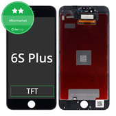Ecran pentru iPhone 6S Plus, Black, Sticlă tactilă cu ramă