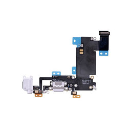Apple iPhone 6S Plus - Conector de Încărcare + Cablu Flex (White)