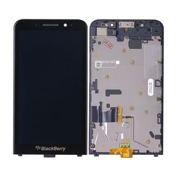 Blackberry Z30 - Ecran LCD + Sticlă Tactilă + Ramă (Black) TFT
