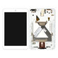ASUS MeMO Pad 8 ME181C, ME181CX - Ecran LCD + Sticlă Tactilă + Ramă (White) TFT