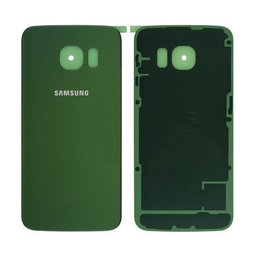 Samsung Galaxy S6 Edge G925F - Carcasă Baterie (Green Emerald) - GH82-09602E Genuine Service Pack