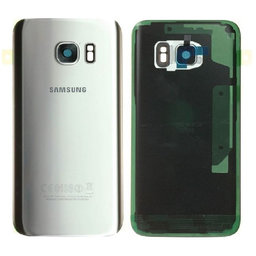 Samsung Galaxy S7 G930F - Carcasă Baterie (Silver) - GH82-11384B Genuine Service Pack