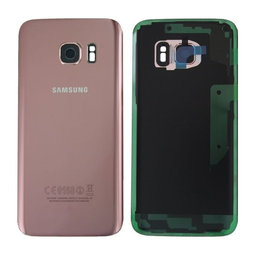 Samsung Galaxy S7 G930F - Carcasă Baterie (Pink) - GH82-11384E Genuine Service Pack
