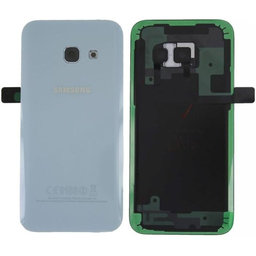 Samsung Galaxy A3 A320F (2017) - Carcasă Baterie (Blue Mist) - GH82-13636C Genuine Service Pack