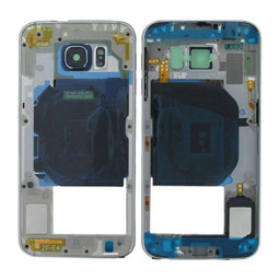Samsung Galaxy S6 G920F - Ramă Mijlocie (Black Sapphire) - GH96-08583A Genuine Service Pack