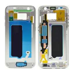Samsung Galaxy S7 G930F - Ramă Frontală (Silver) - GH96-09788B Genuine Service Pack