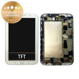 Samsung Galaxy Note 8.0" GT-N5100, N5110 - Ecran LCD + Sticlă Tactilă (White) - GH97-14571A Genuine Service Pack