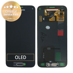 Samsung Galaxy S5 Mini G800F - Ecran LCD + Sticlă Tactilă (Charcoal Black) - GH97-16147A Genuine Service Pack