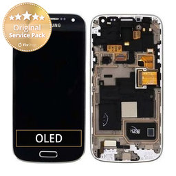 Samsung Galaxy S4 Mini Value I915i - Ecran LCD + Sticlă Tactilă + Ramă (Black Mist) - GH97-16992C Genuine Service Pack