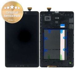 Samsung Galaxy Tab E T560N - Ecran LCD + Sticlă Tactilă + Ramă (Black) - GH97-17525A Genuine Service Pack