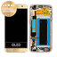 Samsung Galaxy S7 Edge G935F - Ecran LCD + Sticlă Tactilă + Ramă (Gold) - GH97-18533C, GH97-18594C, GH97-18767C Genuine Service Pack