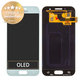 Samsung Galaxy A3 A320F (2017) - Ecran LCD + Sticlă Tactilă (Blue Mist) - GH97-19732C, GH97-19753C Genuine Service Pack