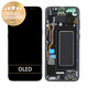 Samsung Galaxy S8 G950F - Ecran LCD + Sticlă Tactilă + Ramă (Midnight Black) - GH97-20457A, GH97-20473A, GH97-20458A, GH97-20629A Genuine Service Pack