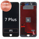 Ecran pentru iPhone 7 Plus, Black, Sticlă tactilă cu ramă, Refurbished