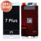 Ecran pentru iPhone 7 Plus, White, Sticlă tactilă cu ramă, Refurbished
