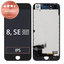 Apple iPhone 8, SE (2020), SE (2022) - Ecran LCD + Sticlă Tactilă + Ramă (Black) Refurbished