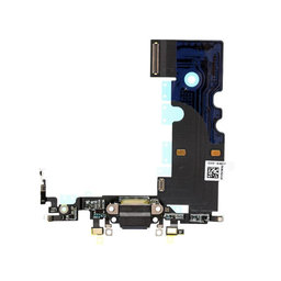 Apple iPhone 8 - Conector de Încărcare + Cablu Flex (Black)