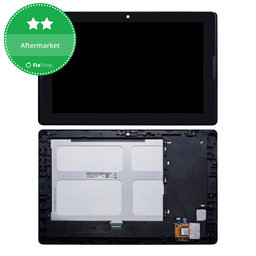 Lenovo IdeaTab A10 - 70 A7600 - Ecran LCD + Sticlă Tactilă + Ramă (Black) TFT