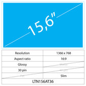 Toshiba Satellite Toshiba Satellite L50D-C 15.6 LCD Slim Lucios 30 pin HD