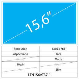 Asus ROG G55VW-DS71 15.6 LCD Slim Mat 30 pin HD