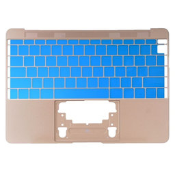 Apple MacBook 12" A1534 (Early 2015) - Superior Ramă Tastatură US (Gold)