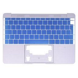 Apple MacBook 12" A1534 (Early 2015) - Superior Ramă Tastatură UK (Silver)