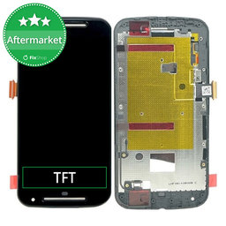 Motorola Moto G XT1068 - Ecran LCD + Sticlă Tactilă + Ramă (Black) TFT