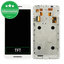 Motorola Moto X Play XT1562 - Ecran LCD + Sticlă Tactilă + Ramă (White) TFT