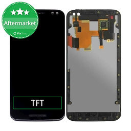 Motorola Moto X Style XT1572 - Ecran LCD + Sticlă Tactilă + Ramă (Black) TFT