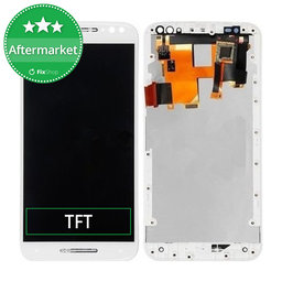 Motorola Moto X Style XT1572 - Ecran LCD + Sticlă Tactilă + Ramă (White) TFT