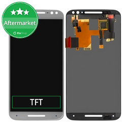 Motorola Moto X Style XT 1572 - Ecran LCD + Sticlă Tactilă (White) TFT