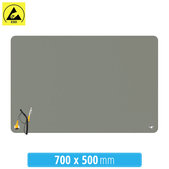 ESD Tampon din silicon antistatic rezistent la căldură - 70 x 50cm