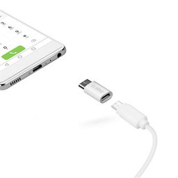 SBS - Adaptor Micro-USB / USB-C, alb