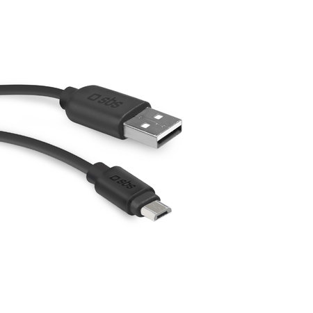 SBS - Micro-USB / USB Cablu (2m), negru