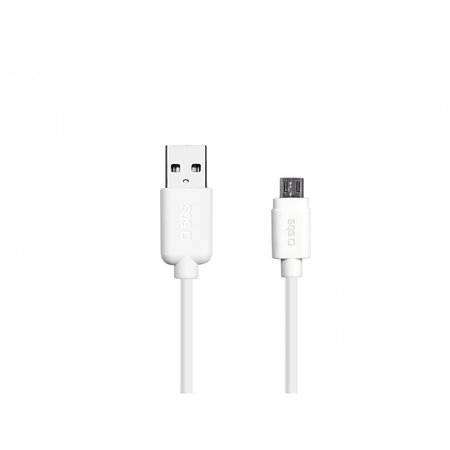 SBS - Micro-USB / USB Cablu (1m), alb