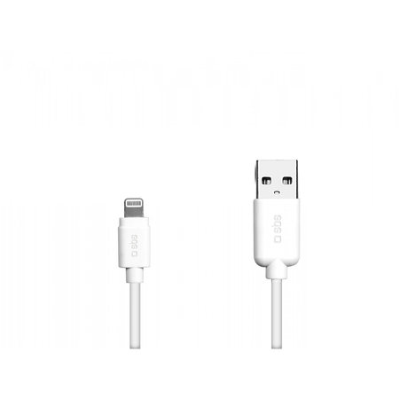 SBS - Cablu - USB / Lightning (1m), alb