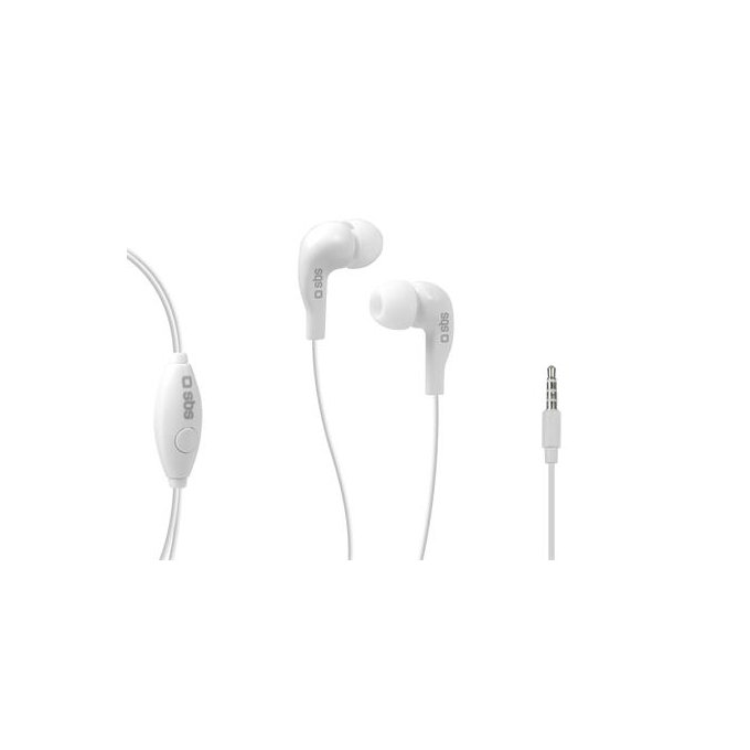 SBS - Studio Mix 10 Că?ti cu microfon, alb