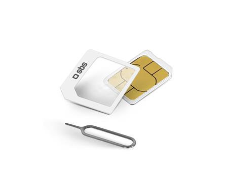 SBS - Adaptor SIM NANO SIM la Micro SIM