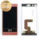 Sony Xperia XZ1 Compact G8441 - Ecran LCD + Sticlă Tactilă (Twilight Pink) - 1310-2241 Genuine Service Pack