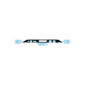 Samsung Galaxy S8 Plus G955F - Autocolant sub LCD adeziv (partea de sus) - GH02-14433A Genuine Service Pack